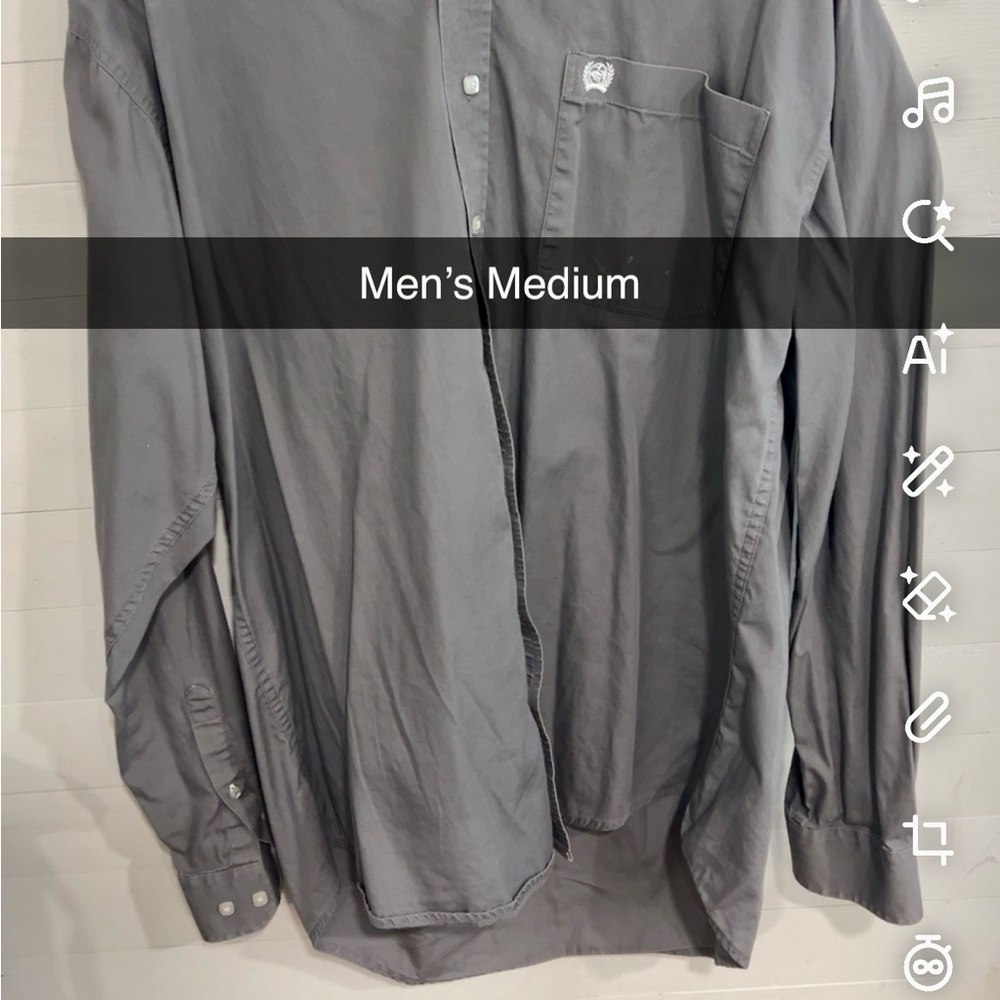 Cinch Men's Charcoal Dress Shirt